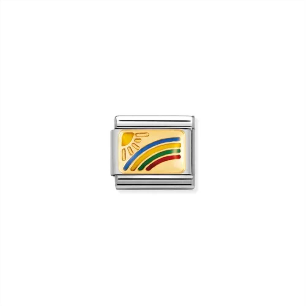 NEW NOMINATION women's for her links bracelet in rainbow